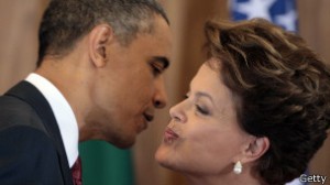 Governo americano tenta explicar à presidente Dilma Rousseff seu sistema de inteligência.